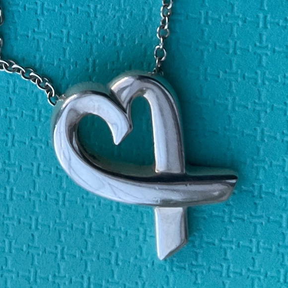 Tiffany & Co. Silver Heart Necklace - Picture 4 of 6